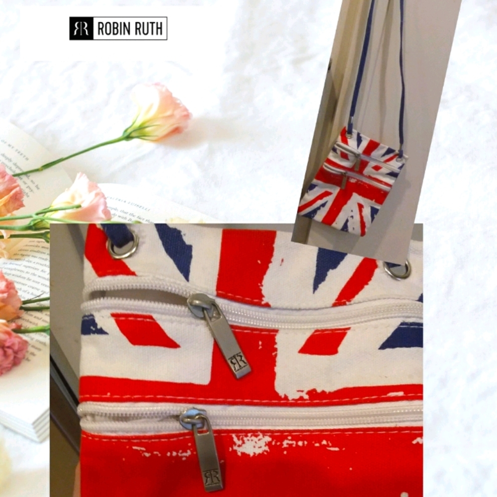 Robin Ruth England flag crossbody bag